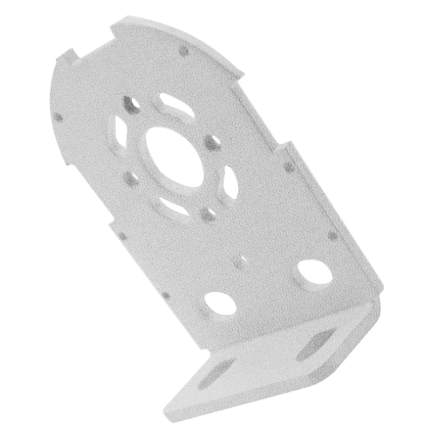 4 Soporte de pared de aluminio