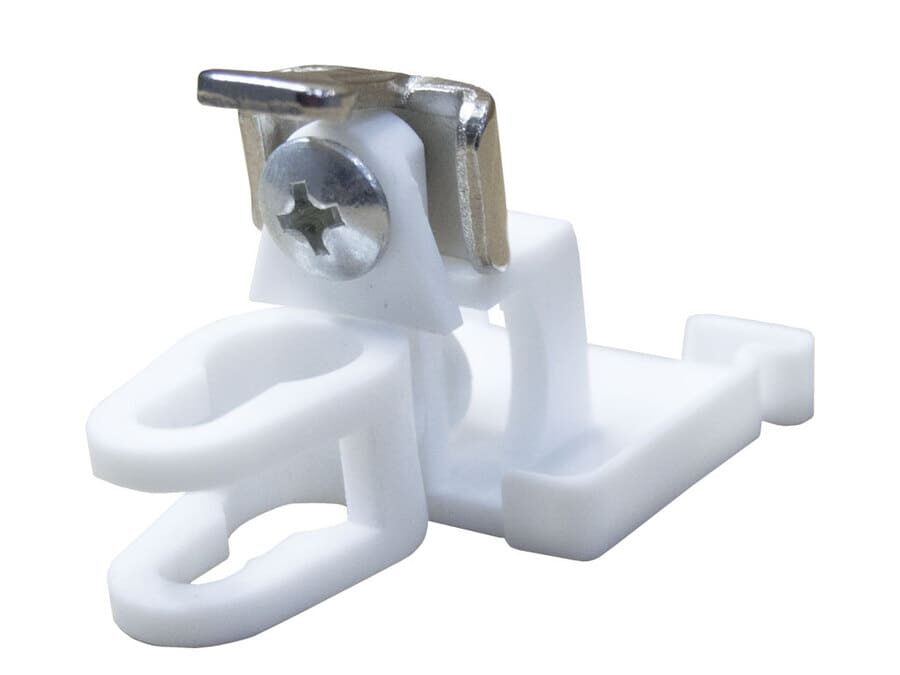 Tapa lateral de plástico para cortinero Lux Ripple Fold