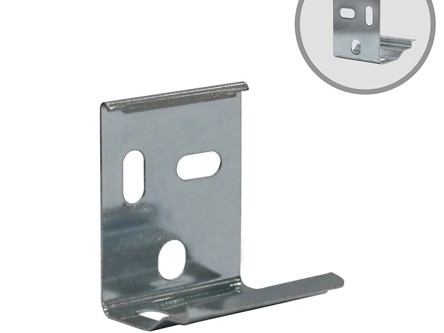 Bracket para riel cordón sin fin